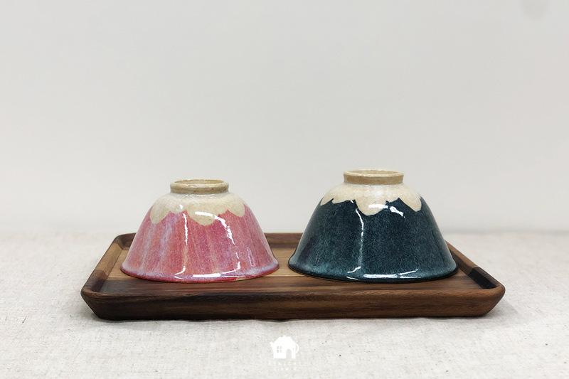 美濃燒｜ROKURO富士山茶碗